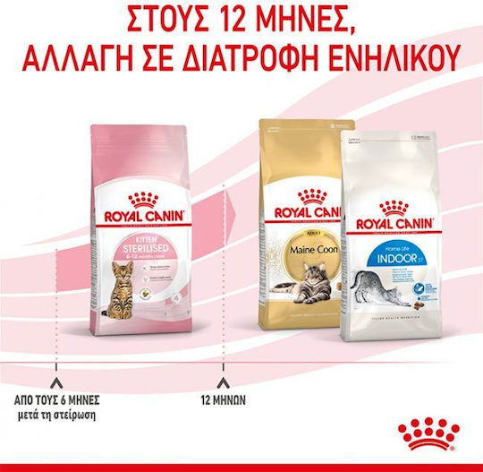 Kitten Ξηρά Τροφή για Ανήλικες Στειρωμένες Γάτες με Τόνο 2kg