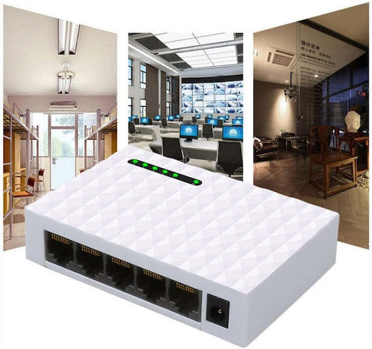 Andowl JH01 Negestionat L2 Switch cu 5 Porturi Gigabit (1Gbps) Ethernet