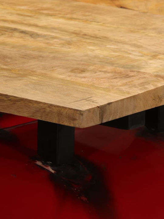 Τραπέζι Μπαρ από Μασίφ Ξύλο Κόκκινο 55x120x107εκ.