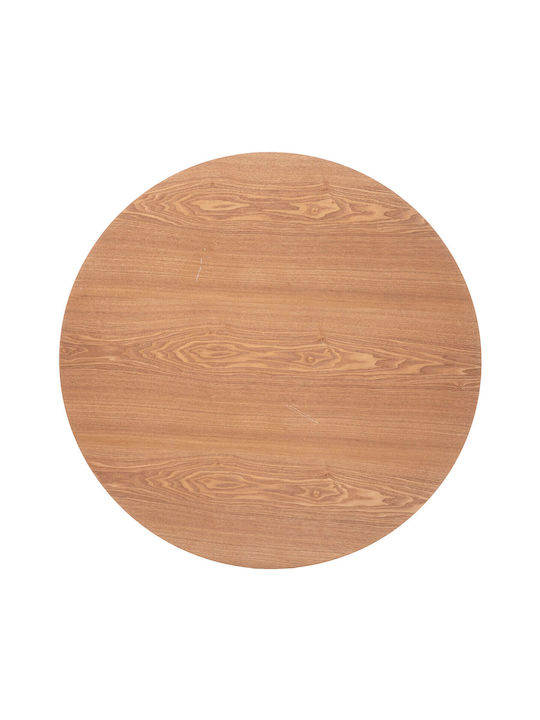 A-S Elias Round Table Kitchen Metallic Black 100x100x74cm