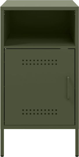 Κομοδίνα Μεταλλικά Πράσινα 2τμχ 36x39x68cm
