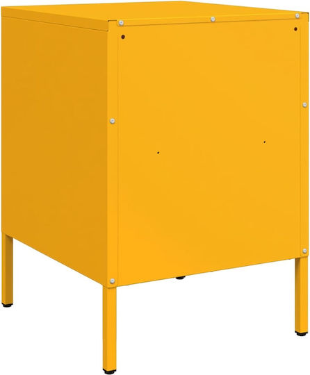 Комоди Метални Жълт 2бр 36x39x50.5см