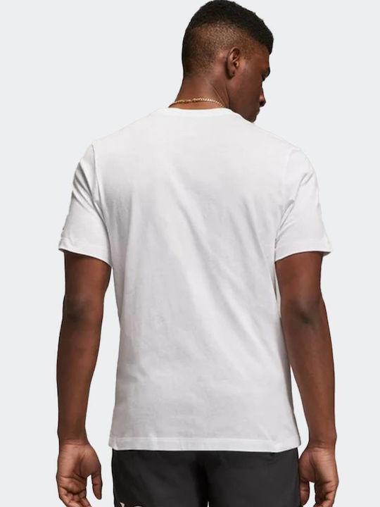 Nike Ανδρικό T-shirt Κοντομάνικο Λευκό