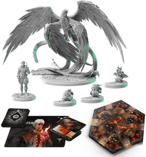 Game Expansion Black Rose Wars Rebirth Seal of Fire for 1-4 Players 14+ Years Old (EN) Ludus Magnus Studio