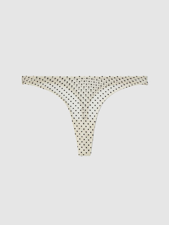 Femeie Slip Black-Dots