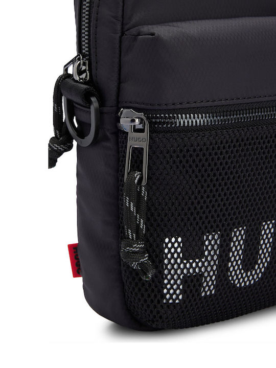 Herren Schulter / Crossbody Tasche Schwarz