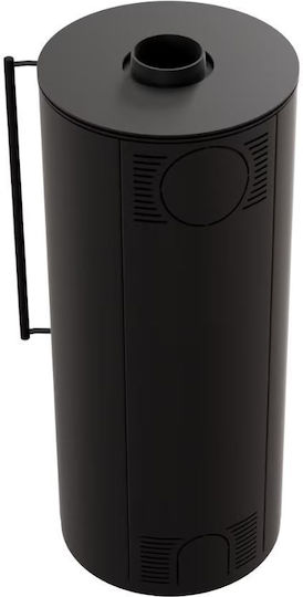 Kratki Sven Ceramic Wood Stove 7kW Black