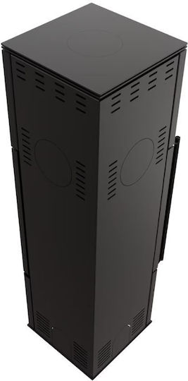 Kratki Ceramică Soba pe lemne 7.3kW Negru