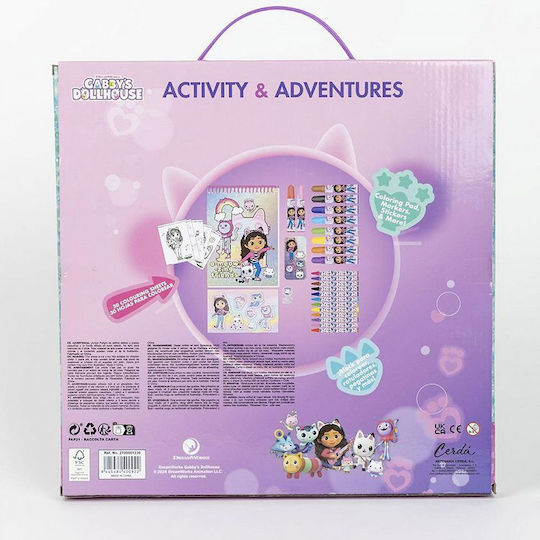 Cerda Gabby's Dollhouse Cat Adventures Σετ Ζωγραφικής 30x30cm 26τμχ