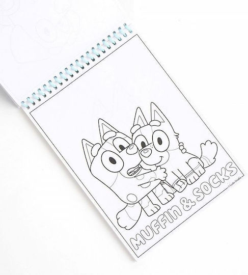 Cerda Bluey Colouring Set 30x30cm 26 Pieces