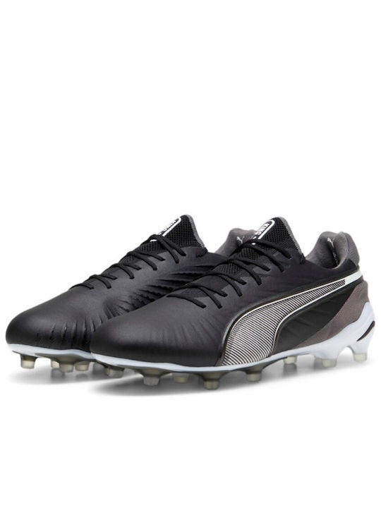 PUMA King Ultimate Ποδοσφαιρικά Παπούτσια με Τάπες FG/AG Μαύρα