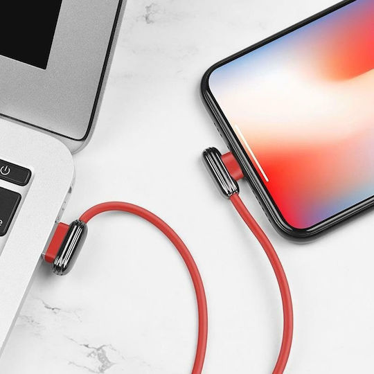 Hoco U60 Soul Secret USB-A to Lightning Cable Γκρι 1.2m (HC-U60LGR)