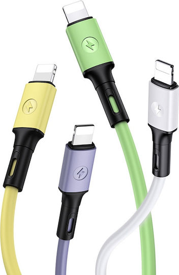 Usams SJ434 USB-A to Lightning Cable Yellow 1m (SJ434USB03)