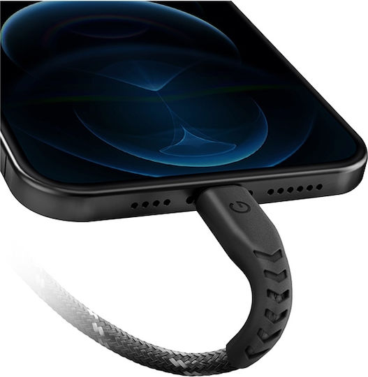 Energea C94 Braided USB-C to Lightning Cable Black 3m