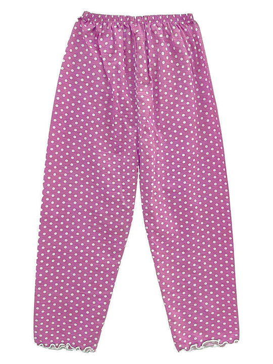 Ustyle Kids Pyjamas Summer Cotton Fuchsia