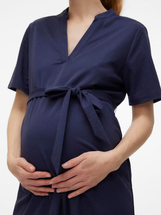 Maternity Dress Jenny Navy Blue