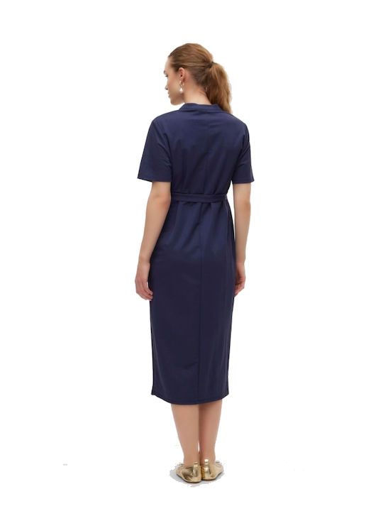 Maternity Dress Jenny Navy Blue