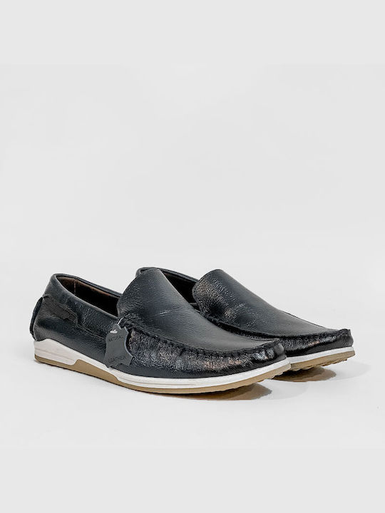 Adam's Shoes Men's Leather Moccasins Blue