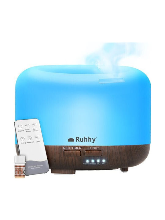 Ruhhy Lumini LED Dispozitiv de aromaterapie Alb 300ml