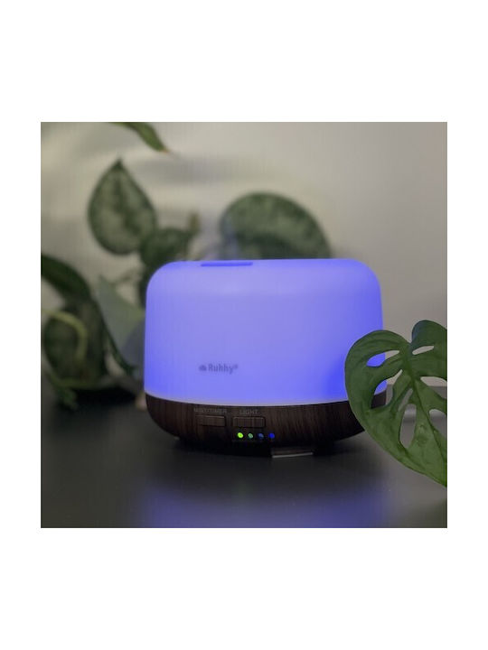Ruhhy Lumini LED Dispozitiv de aromaterapie Alb 300ml
