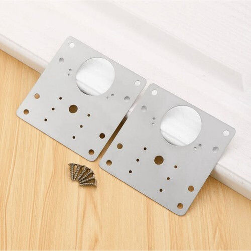 Malatec Repair plate Furniture Made of Stainless Steel 4pcs