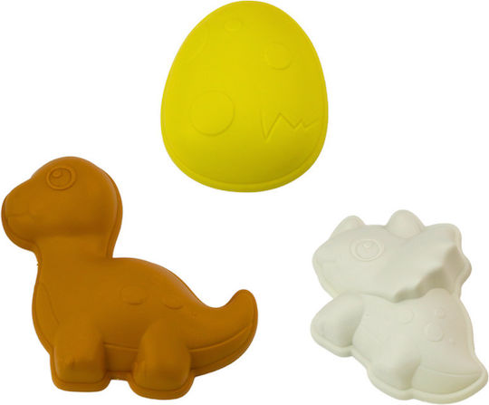 Sand Toy Set with Grinder Spatula Rake and Dinosaur Molds