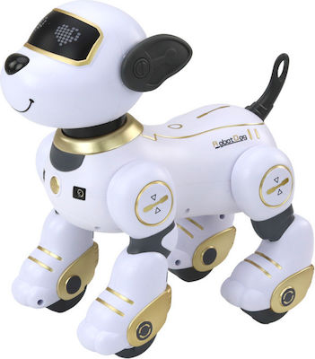 Remote Controlled Interactive Robot Dog Dancing Follows Commands Golden