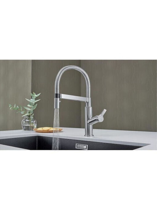 Blanco Solenta-S Kitchen Faucet Counter PVD Steel