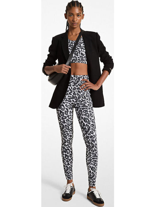 Damen Stoff Hose Leopard