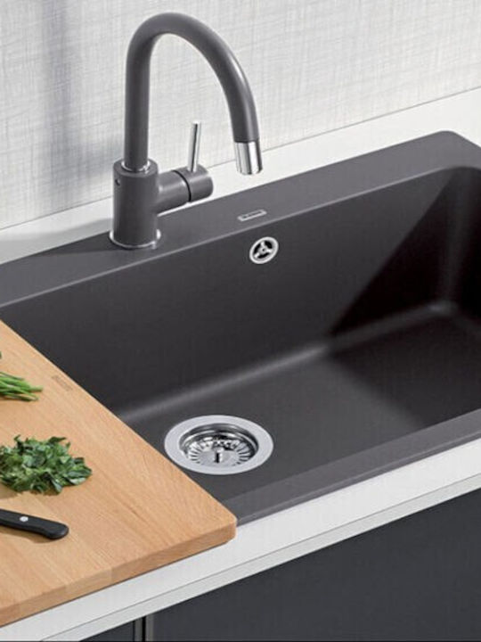Blanco Mida-S Kitchen Faucet Counter with Shower Black