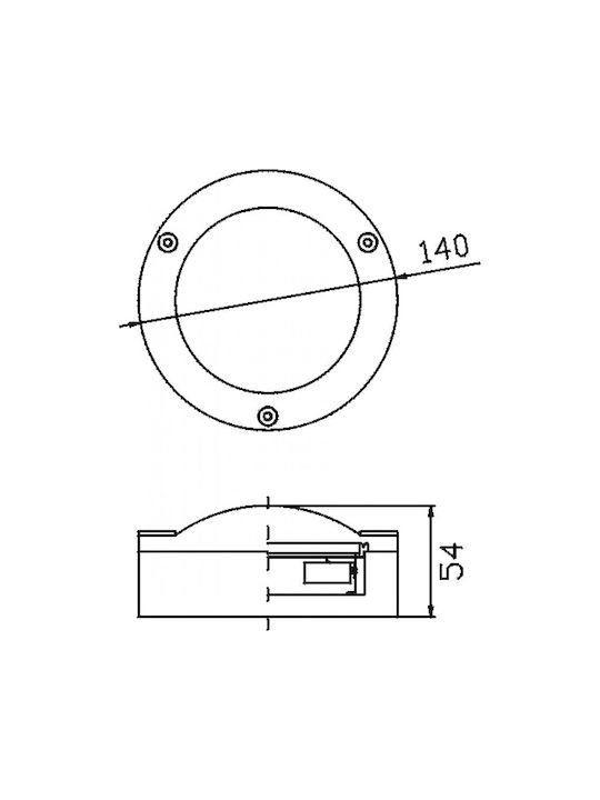 DIL Wall-Mounted Outdoor Spot Light G9 IP65