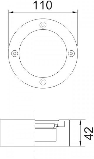 DIL Waterproof Spot Silver DIL Waterproof Spot Silver