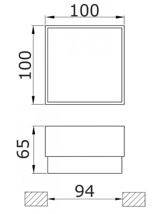 DIL Στεγανό Σποτ LED 0.7W 6000K DIL Στεγανό Σποτ LED 0.7W 6000K