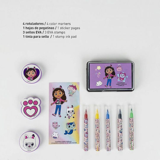 11-teiliges Mal- und Mappen-Set Gabby's Dollhouse