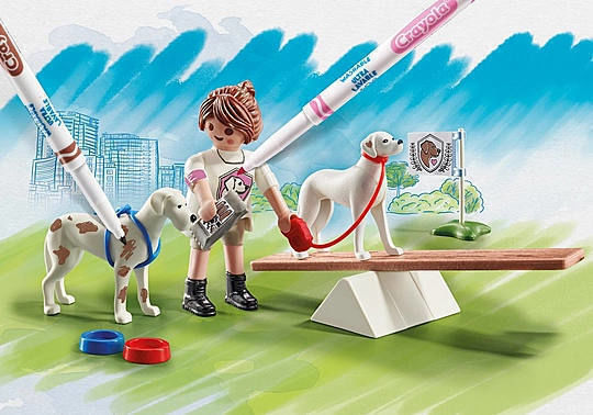Playmobil Color Dog training for 6-12 years old