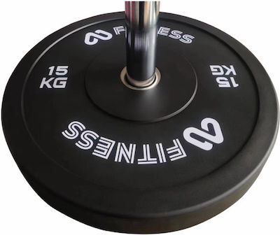 Mfitness Set of Plates Olympic Type Rubber 1 x 15kg Φ50mm