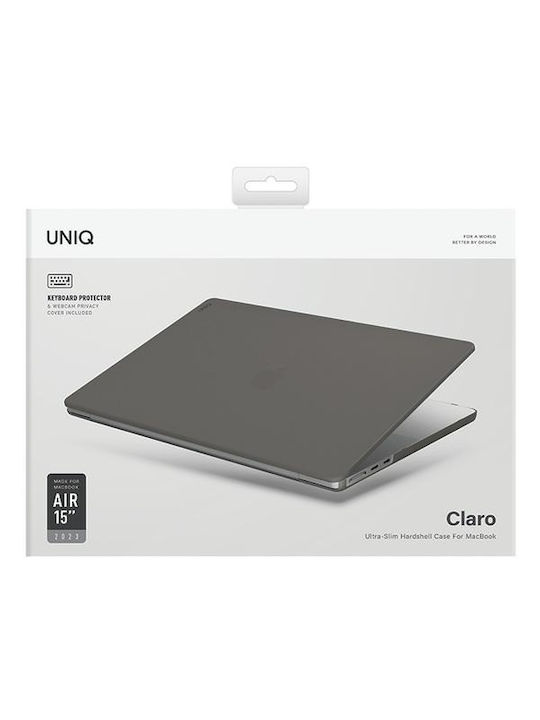 Uniq Claro Θήκη για Laptop 15" MacBook Air 15 2023 σε Γκρι χρώμα