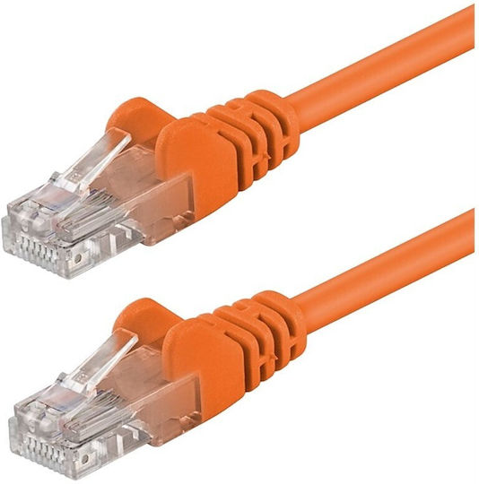 Goobay U/UTP Cat.5e Ethernet Network Cable 1.5m Orange 10pcs