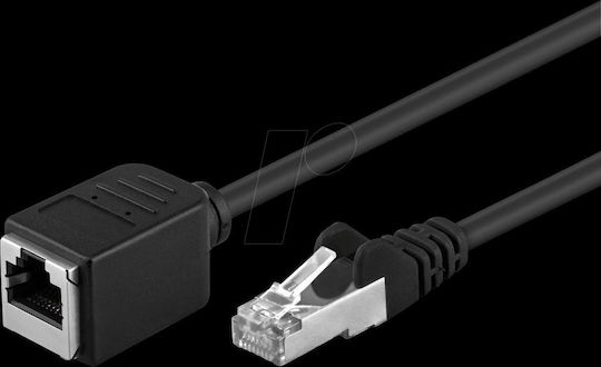 Goobay F/UTP Cat.5e (Gigabit) Καλώδιο Δικτύου Ethernet 15m Μαύρο