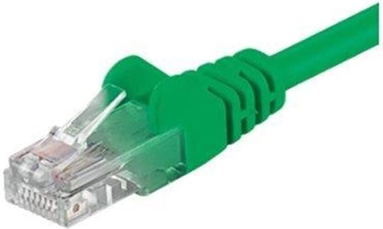 Goobay U/UTP Kat.5e Ethernet-Netzwerkkabel 1.5m Grün 0Stück