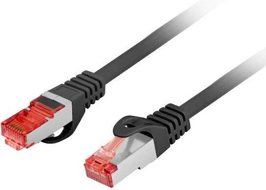 Lanberg F/UTP Cat.6 Gigabit Ethernet Network Cable 1m Black