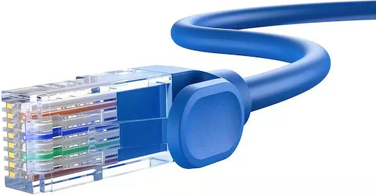 Baseus U/UTP Кат.6 (Gigabit) Мрежов Кабел Ethernet 3м Син