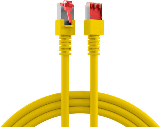EFB S/FTP Cat.6 (Gigabit) Καλώδιο Δικτύου Ethernet 1m Κίτρινο