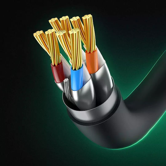 Baseus Direct Attach Copper Cat.8 (40Gbps) Καλώδιο Δικτύου Ethernet 20m Μαύρο