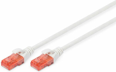 Digitus U/UTP Cat.6 Ethernet Network Cable 3m White 1pcs