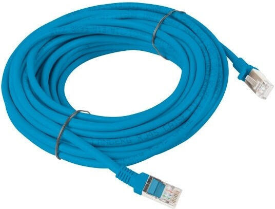 Lanberg U/UTP Cat.6 Ethernet Network Cable 10m Blue 1pcs