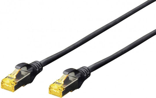Digitus S/FTP Cat.6a (Gigabit) Καλώδιο Δικτύου Ethernet 5m Μαύρο
