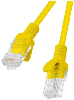 Lanberg U/UTP Cat.5e Ethernet Network Cable 5m Yellow 1pcs