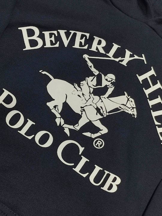 Beverly Hills Polo Club Παιδικό Φούτερ Navy Μπλε