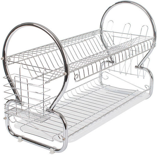Verk Group Metallic Silver Sink Strainer 55x24x37.5cm